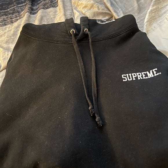 Supreme Mc Escher black hoodie, size Large